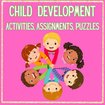Preview of Child Development BUNDLE 5 Activities, Puzzles, Assignments FACS