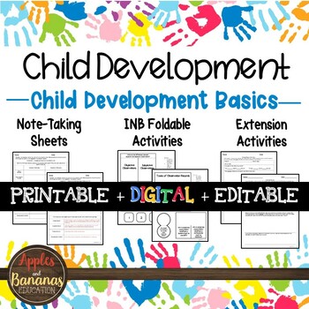 Preview of Child Development Basics - Interactive Note-taking Activities