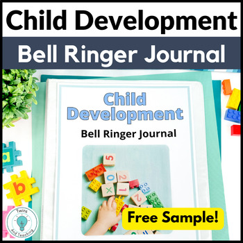 Preview of Child Development Worksheets Bell Ringer Journal Free Sample for FACS