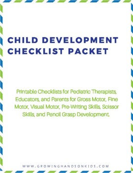 Preview of Child Development Checklists