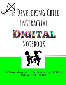 Preview of Child Development Digital Notebook