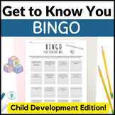 Child Development Get to Know You Activity - BINGO FACS Ic