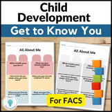 Child Development Get to Know You Activity for Family and 