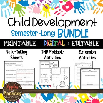 Preview of Child Development Bundle - Interactive Note-Taking Activities