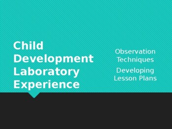 Preview of Child Development Laboratory Experience