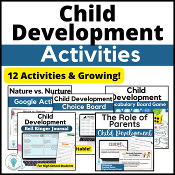 Preview of Child Development Lesson Plans for Child Development Class High School FACS