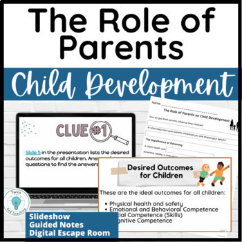 Preview of Child Development Parenting Styles Lesson for FACS and FCS - Parenting Activity