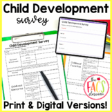 Child Development Student Survey | FCS | Family and Consum