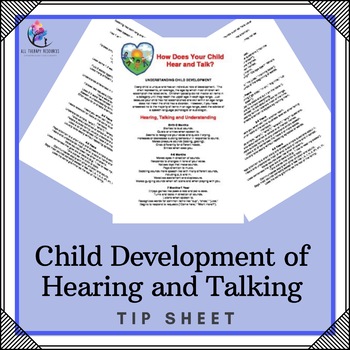 Preview of Child Development of Hearing and Talking
