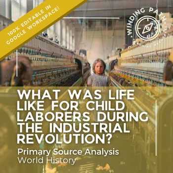 Preview of Child Labor Document Analysis and Letter | Industrial Revolution Primary Sources