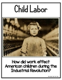 Child Labor - How did work effect children during the Indu