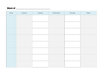 Preview of Printable Child Montessori Activity / Work Record Sheet