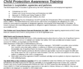 Child Protection Awareness Training - Why do we need it? -