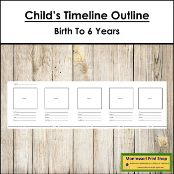 Preview of FREE Child's Timeline Outline