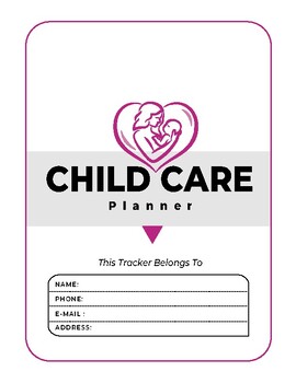 Preview of Child care Planner