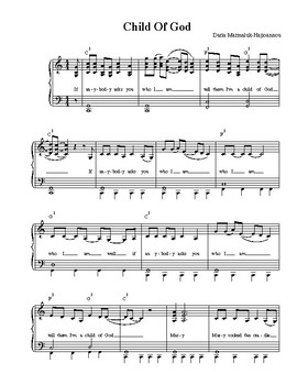 Preview of Child of God - Sheet Music