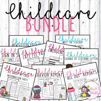 Preview of Childcare BUNDLE!