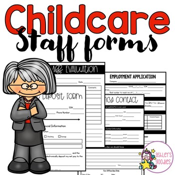 Preview of Childcare Staff Forms