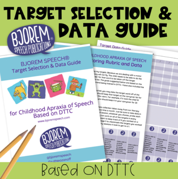Preview of Childhood Apraxia of Speech - Choosing Targets & Data Collection Guide