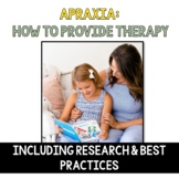 Childhood Apraxia of Speech: Research & How To Provide Therapy