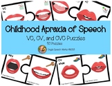 Childhood Apraxia of Speech VC, CV, and CVC Puzzles
