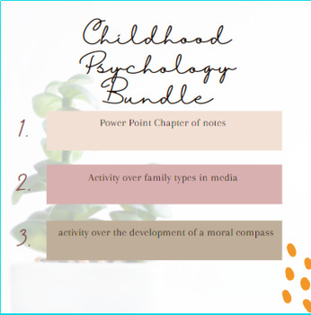 Preview of Childhood & Infancy Psychology Bundle