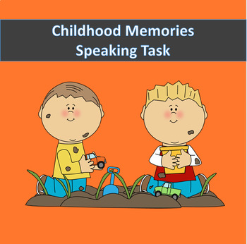 Preview of Childhood Memories Editable Theme-based Speaking Task (ACTFL Modes)