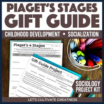 Preview of Sociology Socialization Activity Project - Piaget's Stages of Child Development