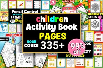 Preview of Children Activity Book Bundle