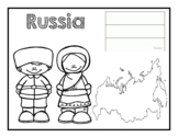 Children Around the World Coloring Posters