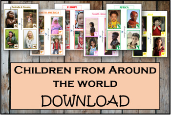 Preview of Children From Around The World - Montessori