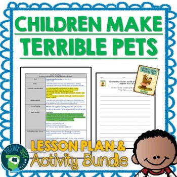 Pets Lesson Plan Teaching Resources | TPT