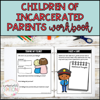 Preview of Children of Incarcerated Parents Workbook - Parent in Jail or Parent in Prison