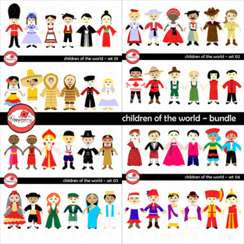 Preview of Children of the World BUNDLE by Poppydreamz