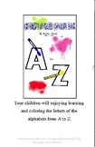 Children's  Alphabet Coloring  Book A to Z