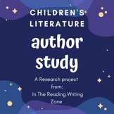 Children's Author Study: Research Project-DISTANCE LEARNING