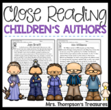 Children's Authors - Reading Comprehension Passages
