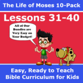 Children's Bible Curriculum – A Ten Pack Bundle - Lessons 