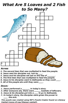 Children's Bible Curriculum - Lesson 17 – What are 5 Loaves & 2 Fish to