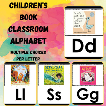 Preview of Children's Book Classroom Alphabet