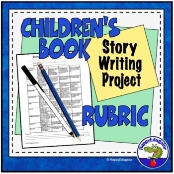 Preview of Children's Book Writing Project Rubric