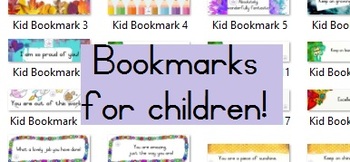 Preview of Children's Bookmarks