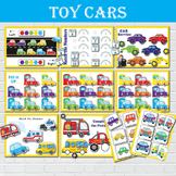 Children's Car Book for learning mathematics and letters