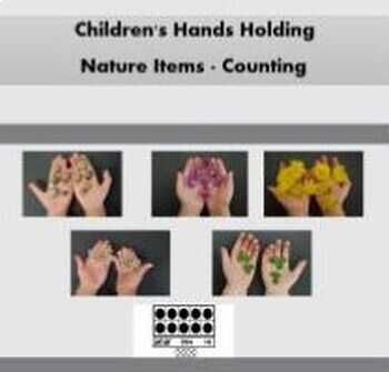 Preview of Children's Hands holding Nature Items - Number 1 - 10 Wall Art