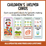 Children's Helper Cards - Routine, Transitions, and Rewards Cards