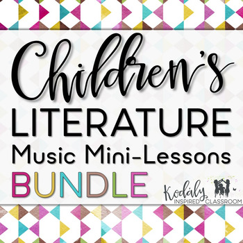 Preview of Children's Literature Music Mini Lessons: Bundle