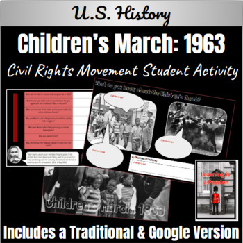 Preview of Children's March | 1960's | Civil Rights Movement | Video Questions & Activities