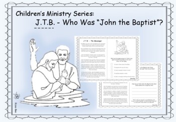 Preview of Children's Ministry Comprehension: John the Baptist