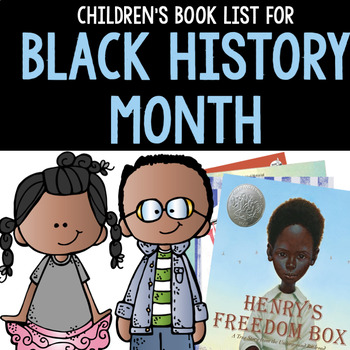 Preview of Children's Read Aloud Book List- Black History Month