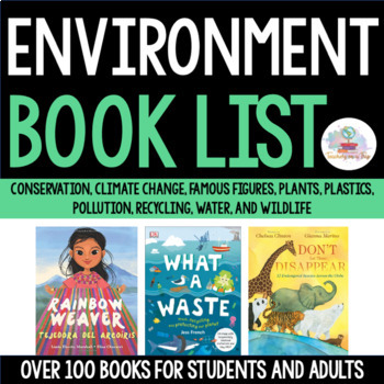 Preview of Children's Read Aloud Book List- Environmental, Sustainability, Conservation